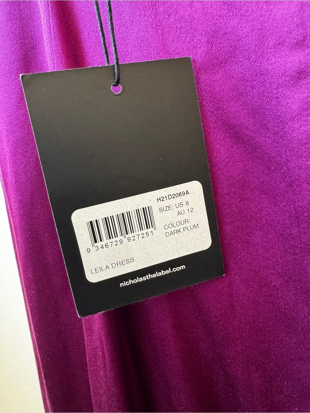 NICHOLAS Leila Dress in Dark Plum REVOLVE NEW - Picture 10 of 13